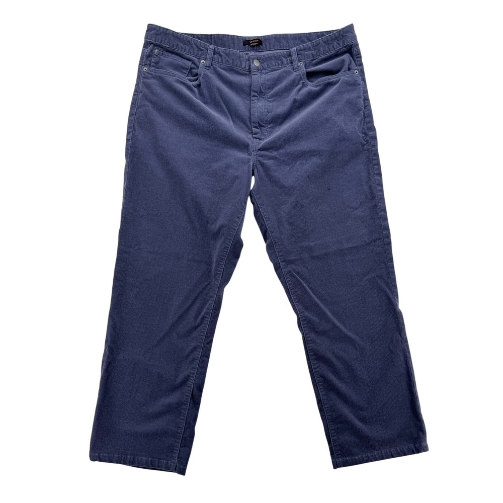 Quince Mens Organic Stretch Corduroy Pants Storm Blue Slim 5-Pocket 40x28
